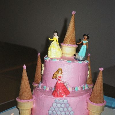 Princess Castle Cake