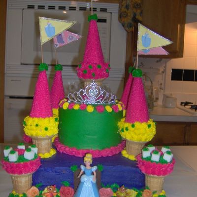 Princess Castle Cake