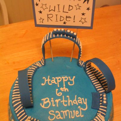 Roller Coaster Cake