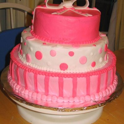 3 Tiered Pink On Pink