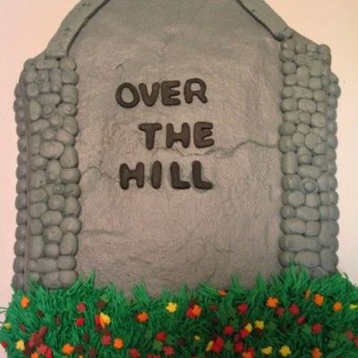 Over The Hill Tombstone