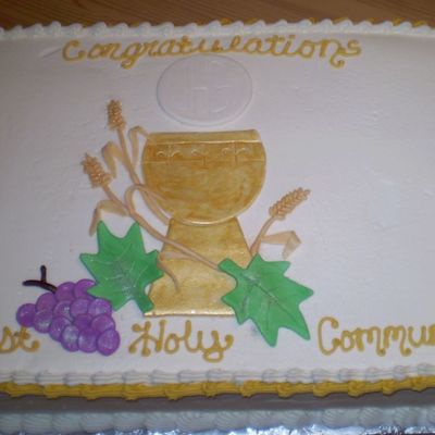 1St Communion Cake