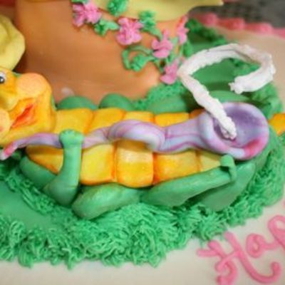 Close Up Of Alice In Wonderland Caterpillar