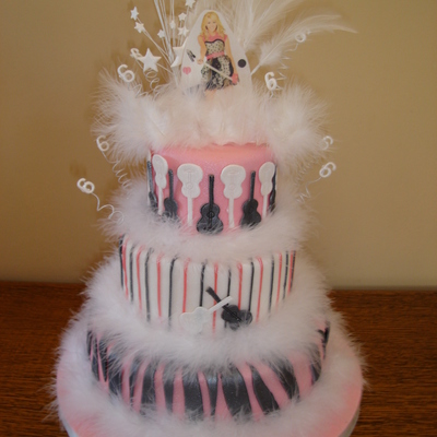Hannah Montana Birthday Cake