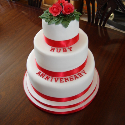 40Th Anniversary Cake