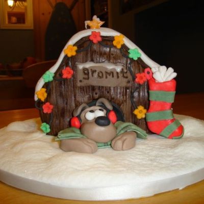 Wallace And Gromit Christmas Birthday Cake