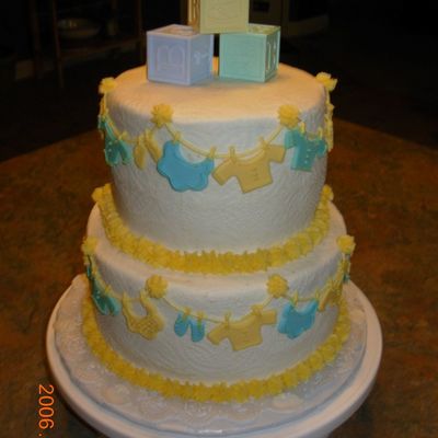 Baby Blocks And Clothesline