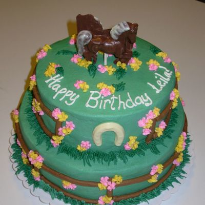Horse Themed Cake