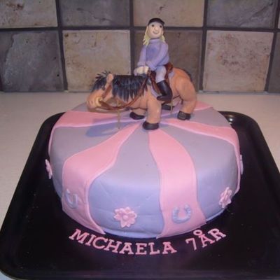 Blonde On Icelandic Pony