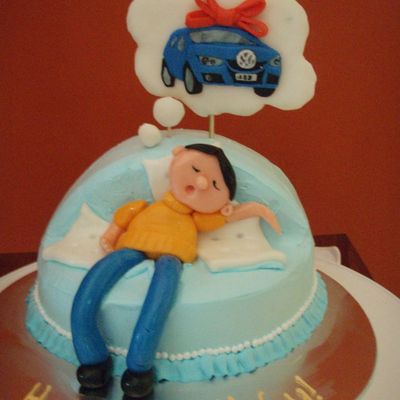 Guy Dreaming Of Volkswagen