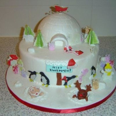 Christmas Iglo Cake