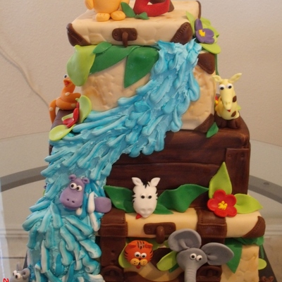 Jungle Theme Cake
