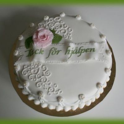 A "thankyou" Cake