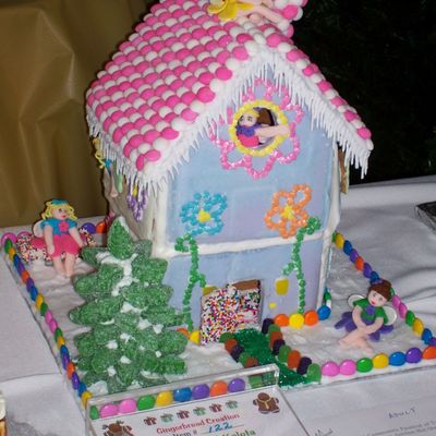 Sugar Plum Fairiesgingerbread House