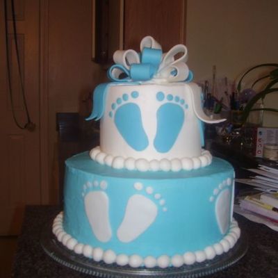 Baby Feet Cake