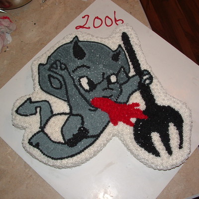 Demon's Mascot Cake