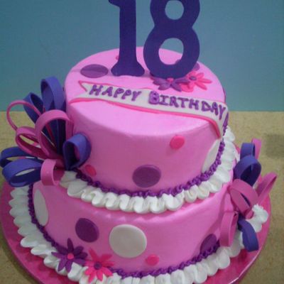 Pink And Purple Polka Dots