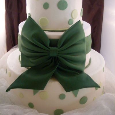 Polka Dot Wedding Cake