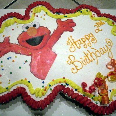 Elmo Cupcake Cake