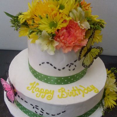 Butterflies And Flowers