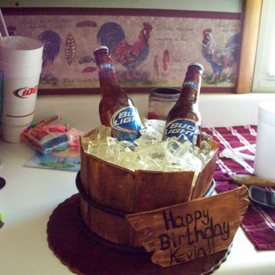 Beer Bottle Cake
