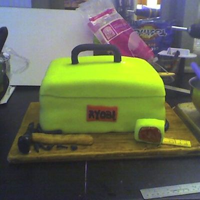Ryobi Tool Box Cake