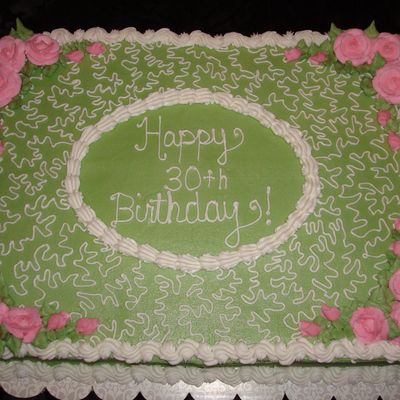 Cornelli Lace Bday Cake