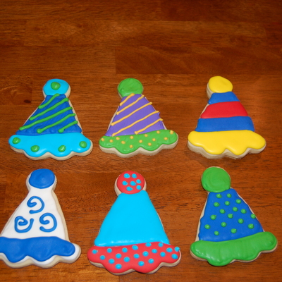 Party Hat Cookies