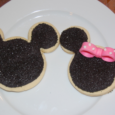 Mickey & Minnie Mouse Cookies