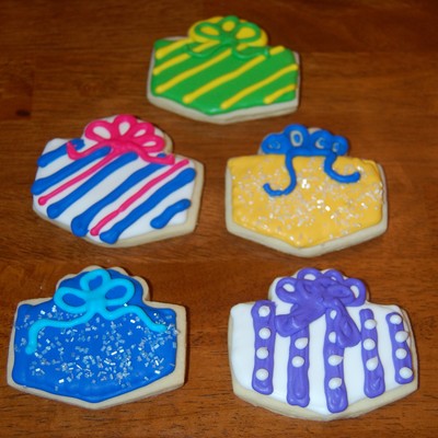 Birthday Present Cookies