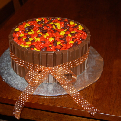 Kitkat Barrel Cake