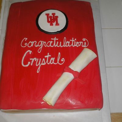 U Of H Grad Cake