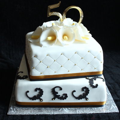 50Th Anniversary Cake