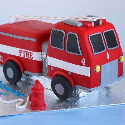 Firetruck Cake