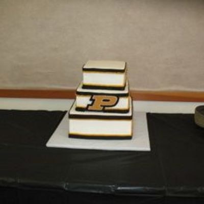 Purdue Graduation Cake.