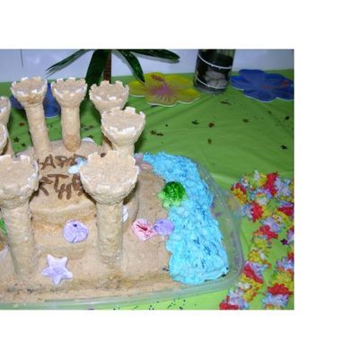 Sand Castle Cake
