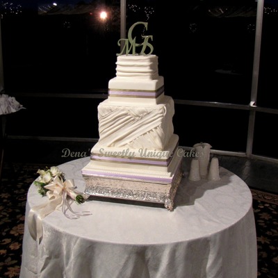 Gathered Fabric Fondant