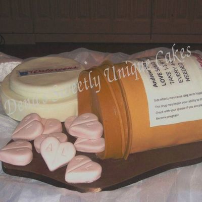 Pill Bottle Cake