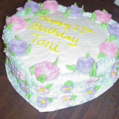 12" Heart Shaped 2 Layer