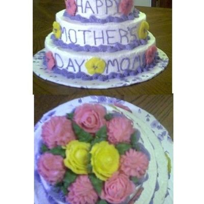Tiered Mother's Day Cake