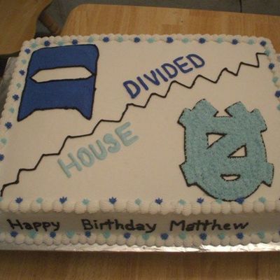 Duke Unc Rivalry Cake