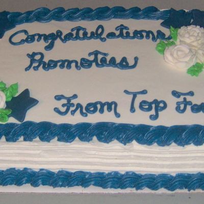 Promotion Party Cake