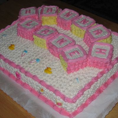 Baby Block Cake