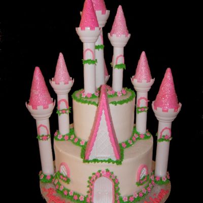 Princess Castle Cake