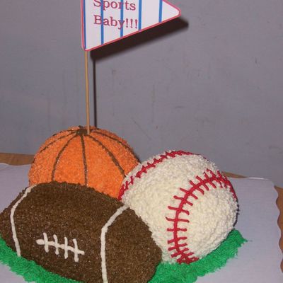 3D All Sports Cake