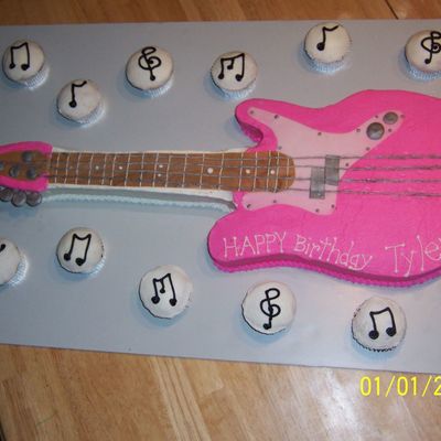 Hot Pink Electric Guitar