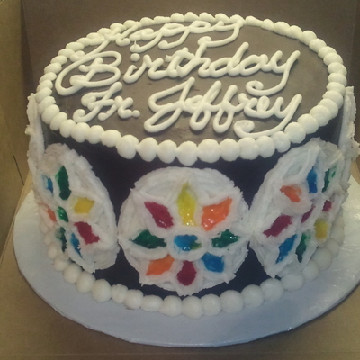 Stained Glass Cake