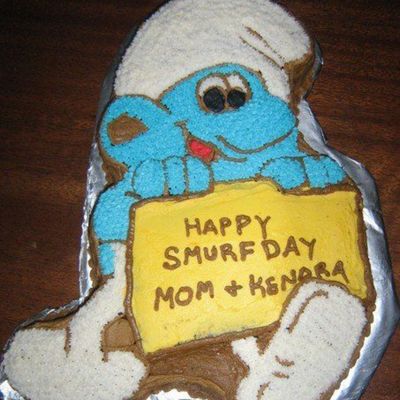 Smurf Cake