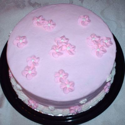 Pink Flower Cake