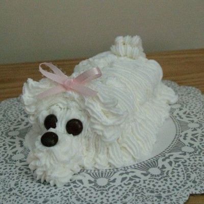 Puppy Cupcake Cake